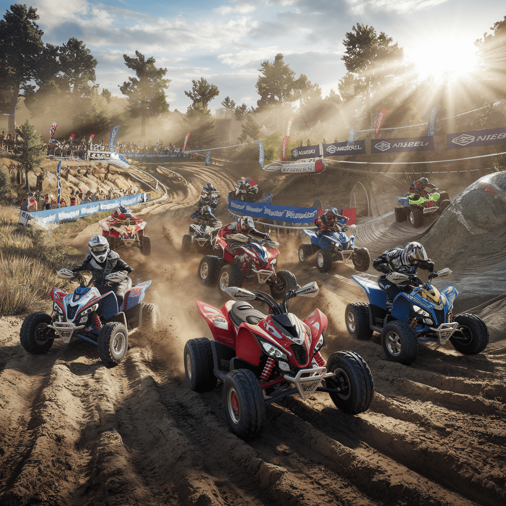 découvrez l'adrénaline des compétitions de quad, où défis et sensations fortes s'entremêlent ! rejoignez-nous pour vivre des courses palpitantes, des compétences à mettre à l'épreuve et des moments inoubliables sur les terrains les plus exigeants. inscrivez-vous dès maintenant pour participer à cette aventure excitante !