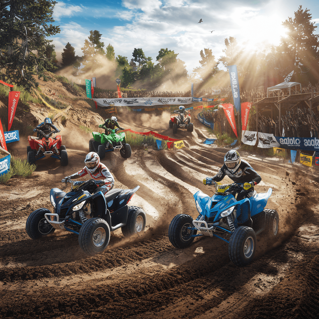 participez à notre compétition de quad et vivez des défis palpitants sur des terrains variés. sensations fortes et adrénaline garantis pour les passionnés de sports mécaniques !