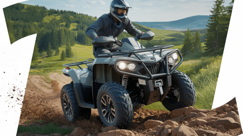 Découverte des plaisirs du quad en pleine nature