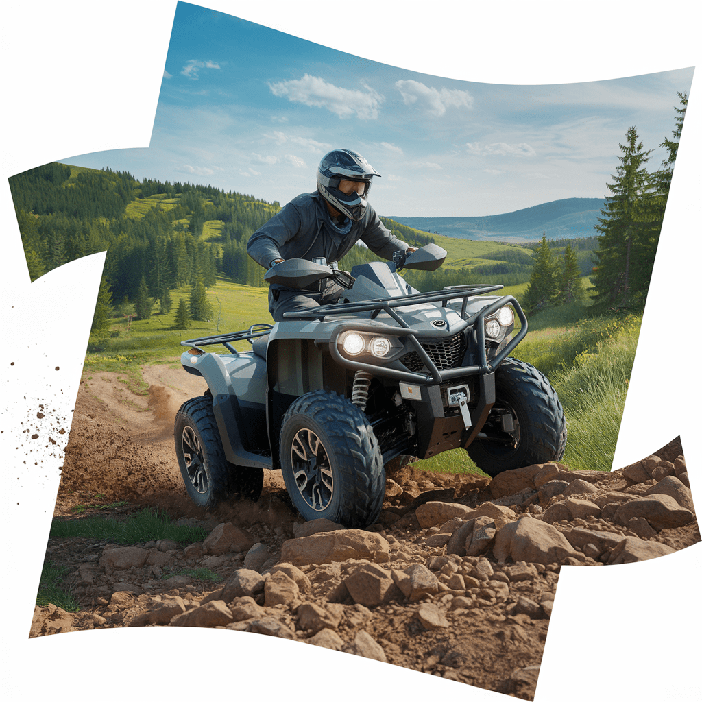 Découverte des plaisirs du quad en pleine nature