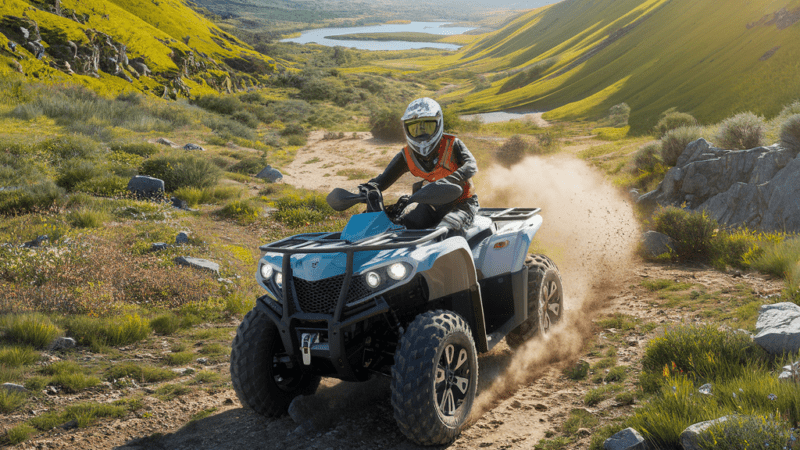 Expériences de conduite de quad à travers les paysages sauvages