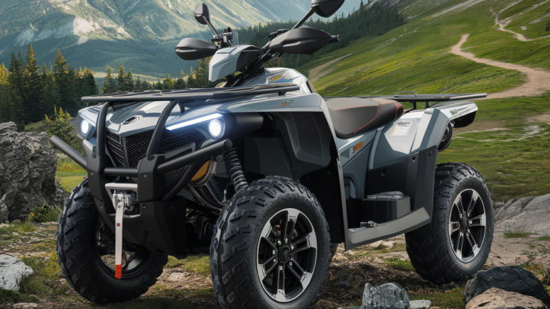 Machines puissantes pour explorer le monde du quad