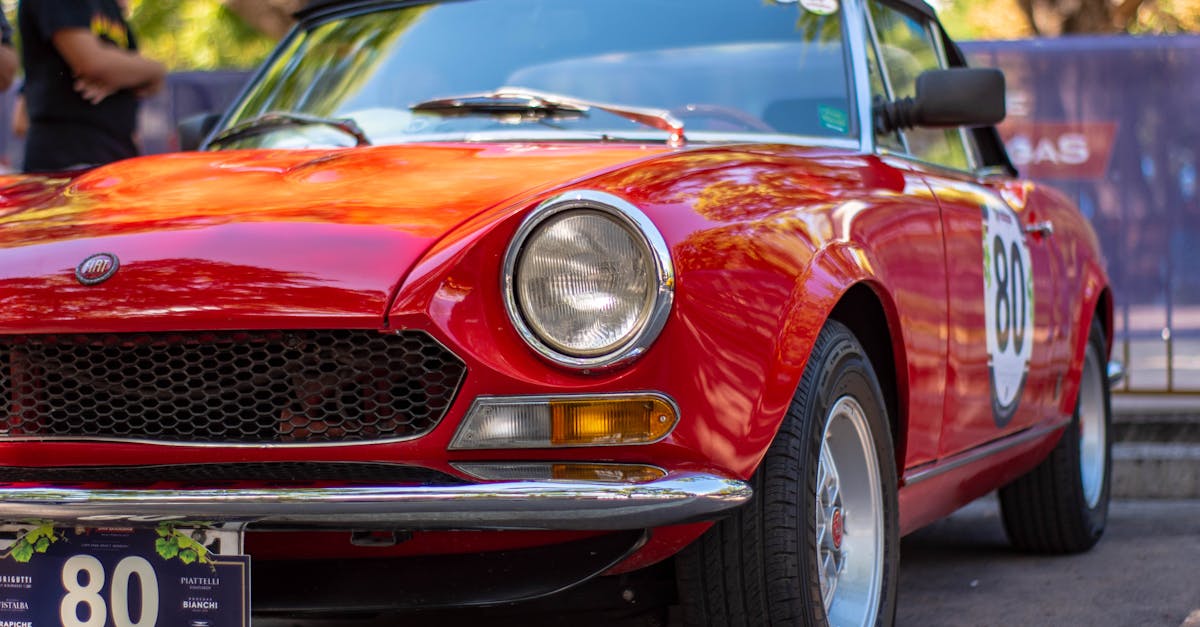 Fiat 124 Spider : un cabriolet rare à dénicher sur le marché de l’occasion